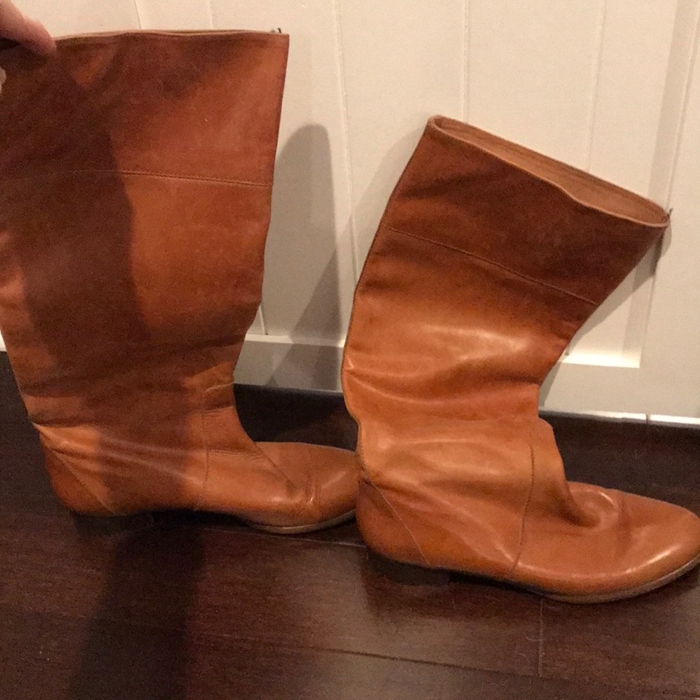 Italian leather J.Crew boot.